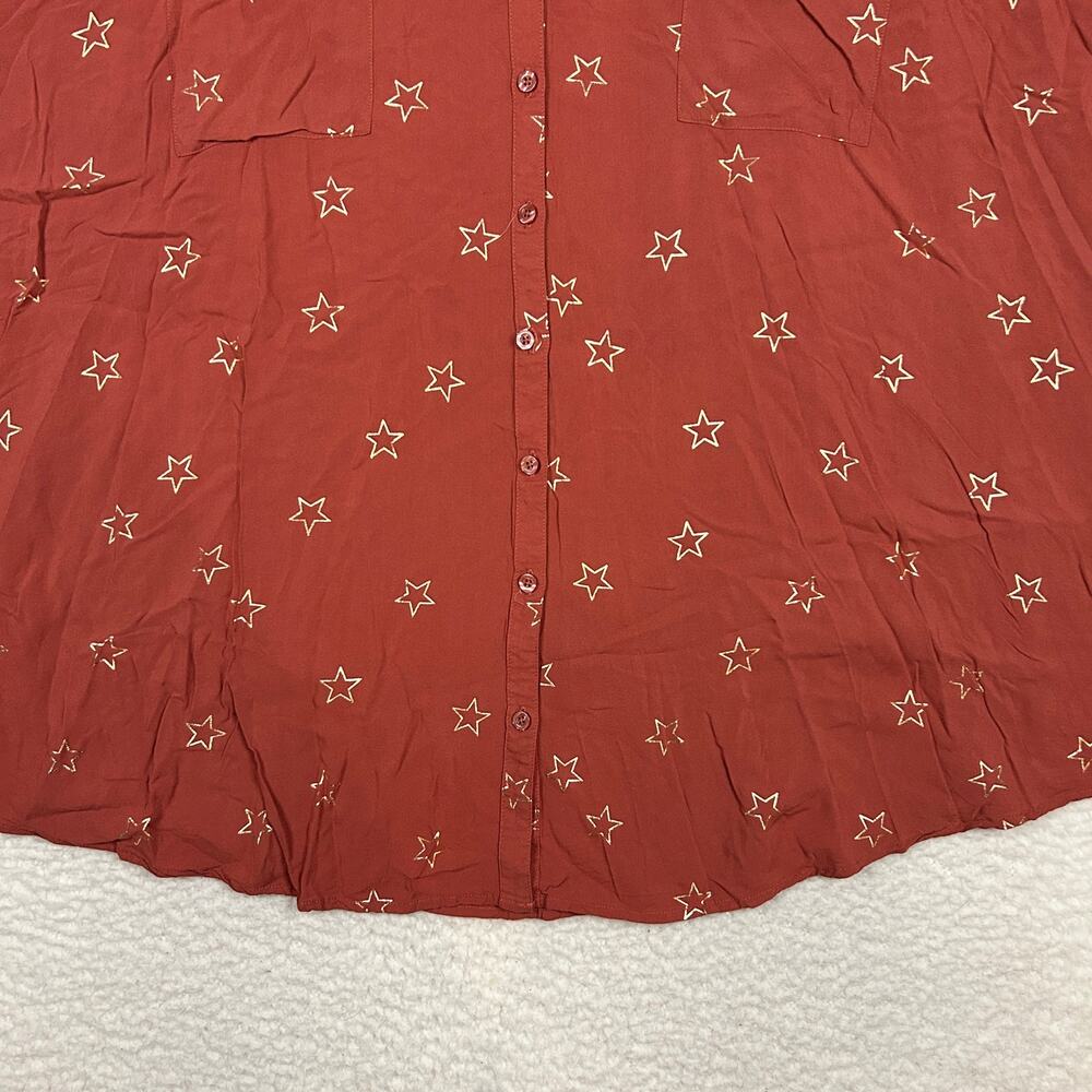 Torrid Size 6x Harper Challis Button-Front Dolman… - image 3